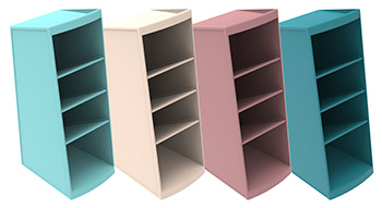 Tour de rangement 4 cases MultiTower Skandi Tour de rangement 4 cases MultiTower Skandi